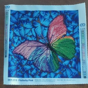 🆕️ Completed Rainbow Butterfly Diamond Painting